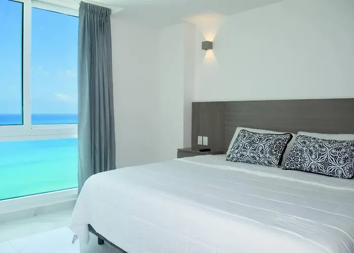 Estudio A Pie Playa, Increibles Vistas, Alberca, Gym, Jacuzzi, 3502