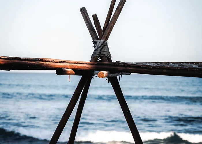 Rustico Lounge-Tipi With Ac In Front Of The Beach