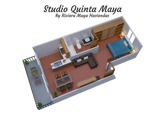 Quinta Maya | 1Br | Studio| Puerto Aventuras