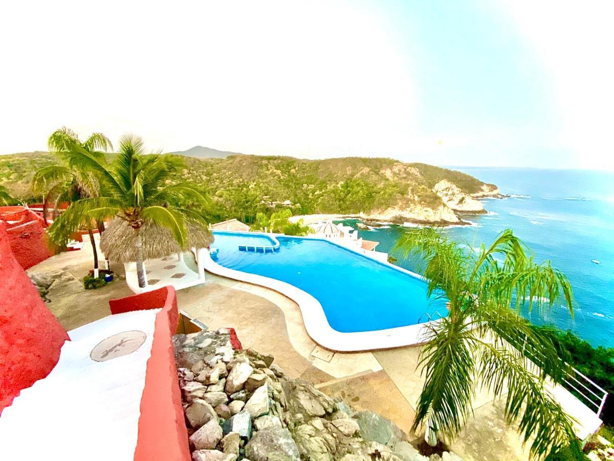Exclusivo Bungalow Con Playa Semi-Privada, Alberca Vista Infinita Al Oceano Pacifico, Playa Zipolite-Mazunte, 8 Hermosas Playas Cercanas, Vive Experiencias Inolvidables En Este Paraiso En Las Costas De Oaxaca, Nomadas Digitales Starlink Wifi 203 Mbps Puerto Angel