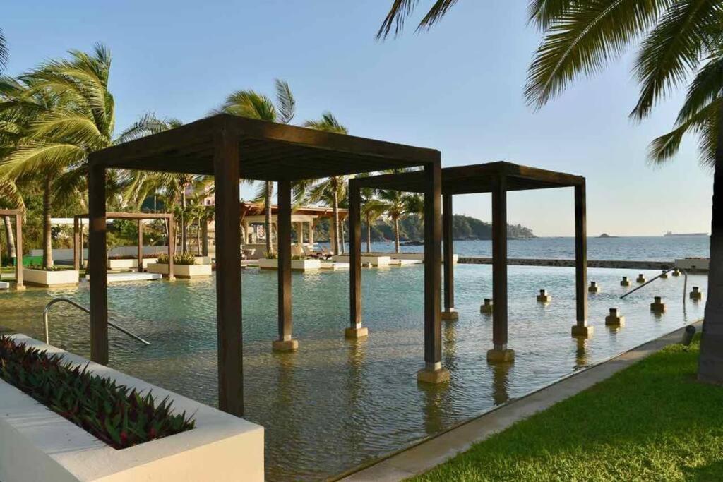 Hermoso Departamento De Lujo En A Pie De Playa En Ponto Horizonte Manzanillo. Hasta 8 Personas, De Lo Mejor De Manzanillo. Hermosa Vista Al Mar Apartment *