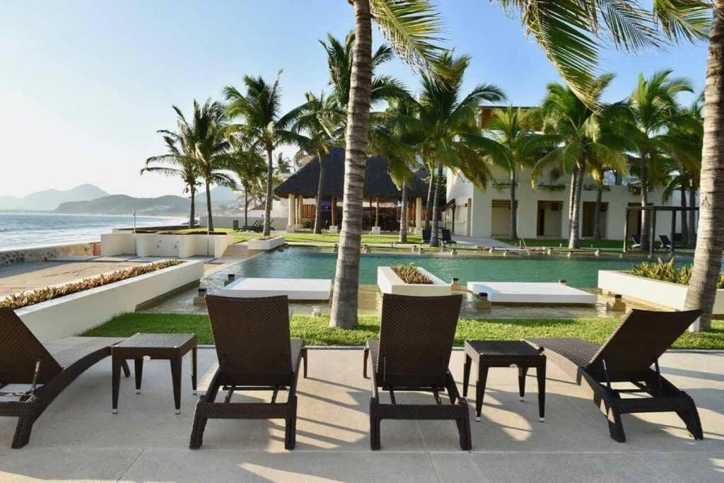 Hermoso Departamento De Lujo En A Pie De Playa En Ponto Horizonte Manzanillo. Hasta 8 Personas, De Lo Mejor De Manzanillo. Hermosa Vista Al Mar Apartment