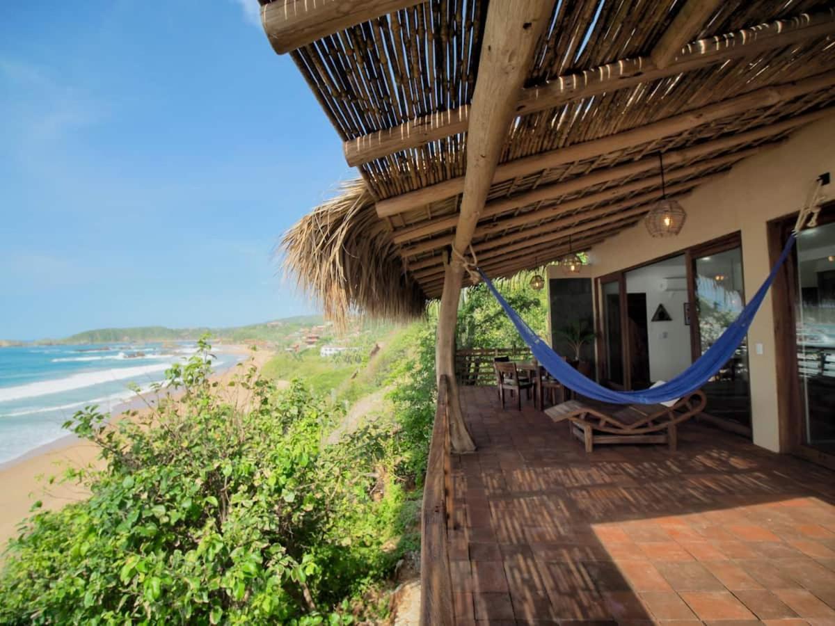Lazuli Cielo - Beachfront Loft Apartment San Agustinillo