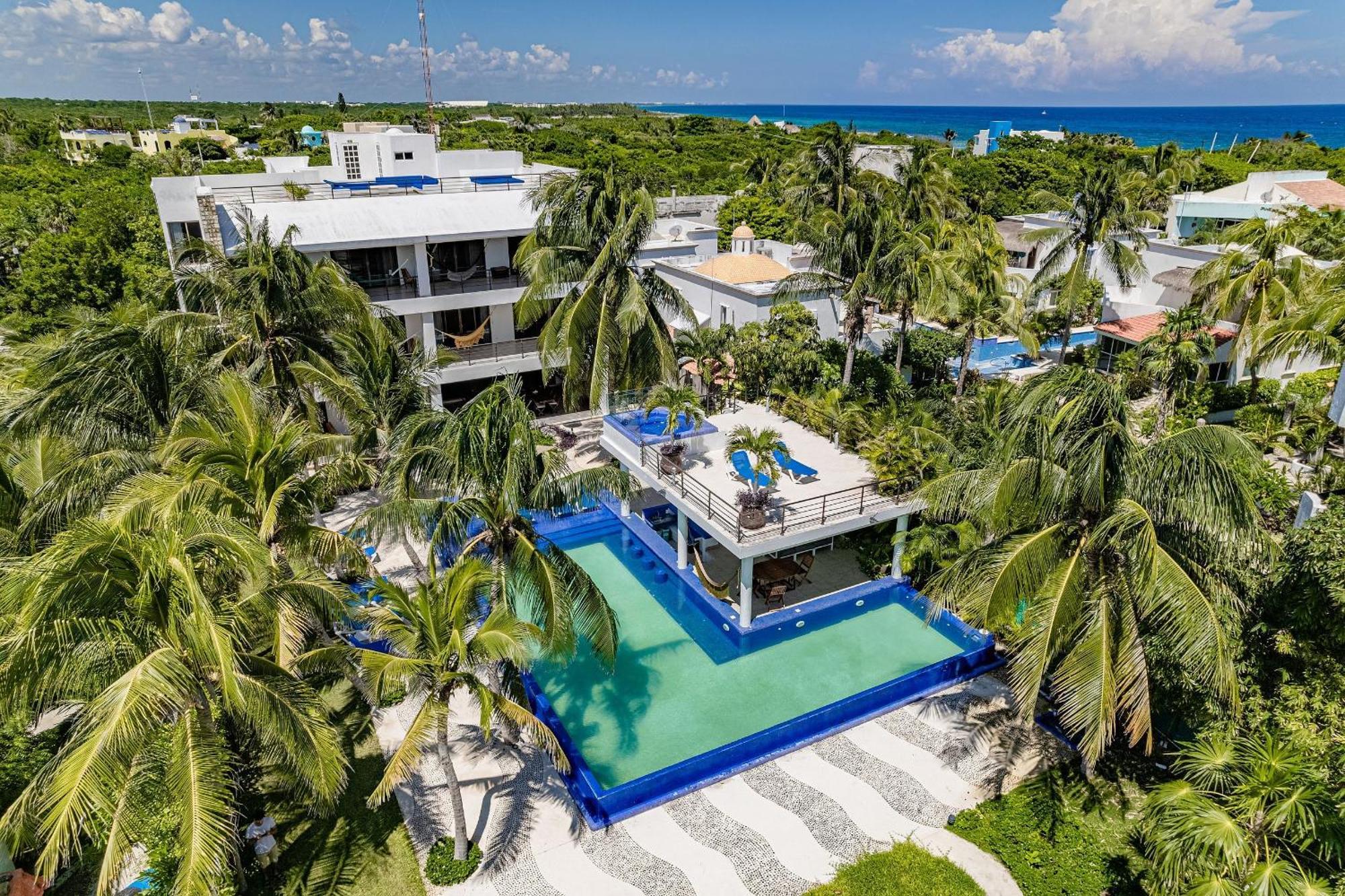 13bdr Bellamar - Private Chef - Beachfront - Weddings-business Retreats-golf-family Resort Akumal