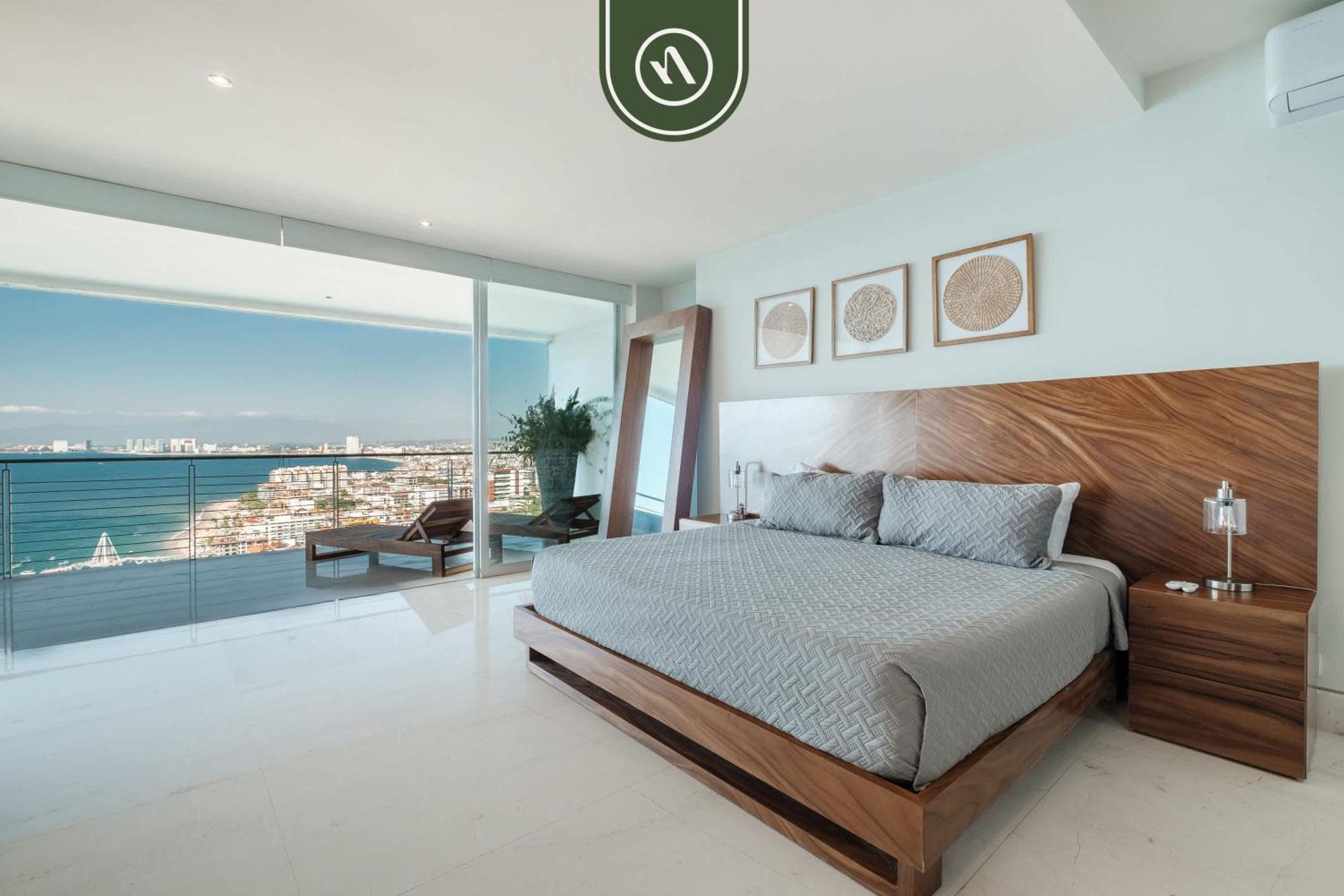 Oceanview 3 Bedroom Penthouse With Private Terrace - Bbq Apartment Puerto Vallarta