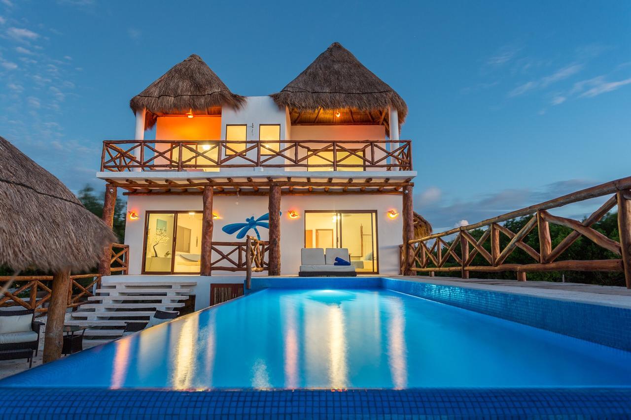 Casa Libelula Beach Front Holiday home Isla Holbox