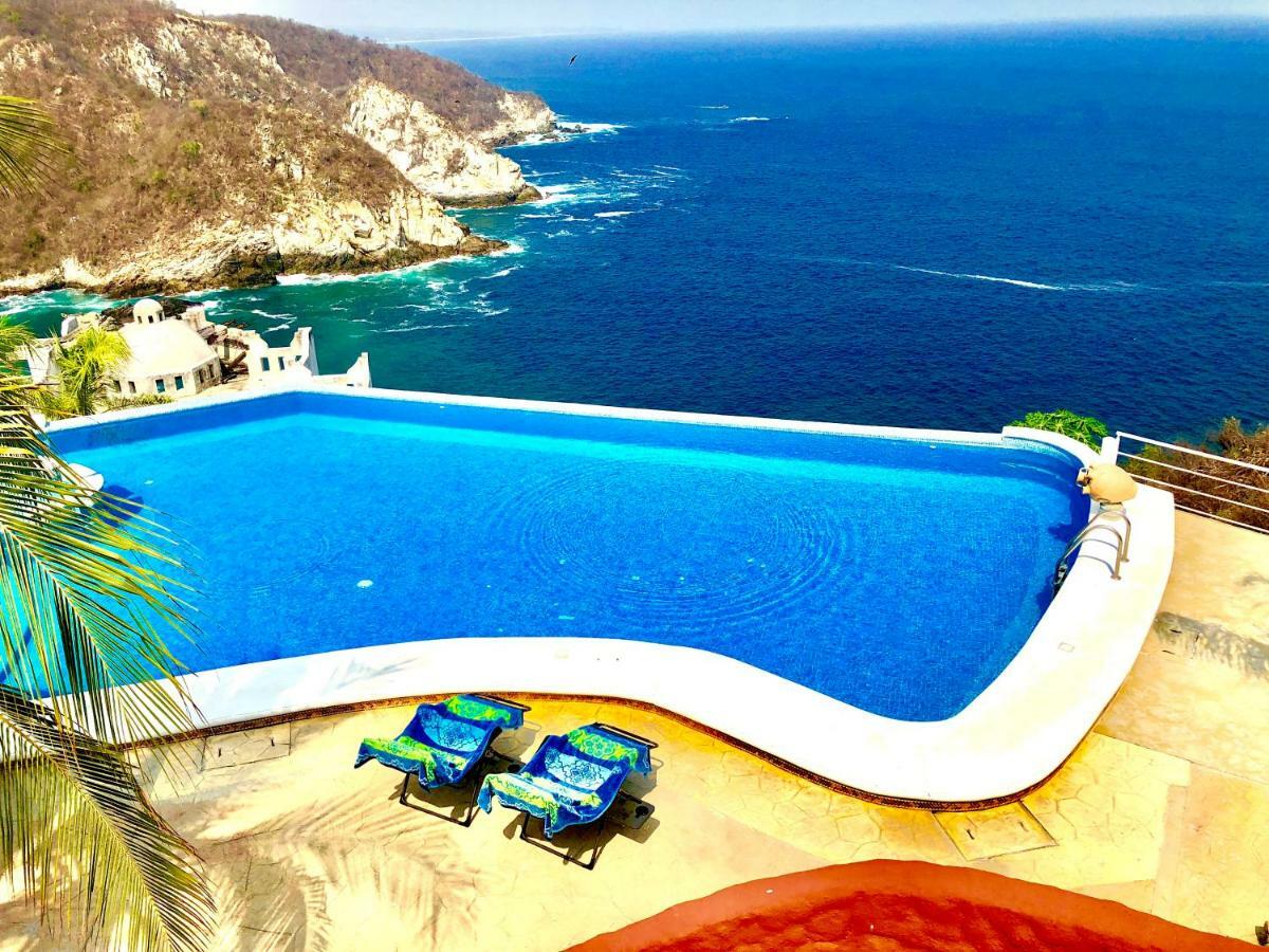 Exclusivo Bungalow Con Playa Semi-Privada, Alberca Vista Infinita Al Oceano Pacifico, Playa Zipolite-Mazunte, 8 Hermosas Playas Cercanas, Vive Experiencias Inolvidables En Este Paraiso En Las Costas De Oaxaca, Nomadas Digitales Starlink Wifi 203 Mbps * Puerto Angel
