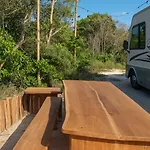 Motorhome Holbox Frente Al Mar Y Bioluminiscencia