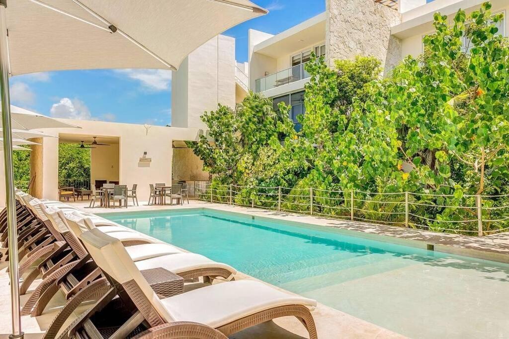 Tortuga Azul Private Terrace Rooftop Pool W Bbq Access 11 Pools Free Club * Akumal
