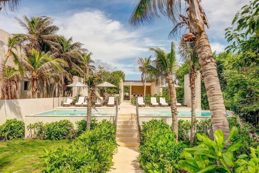 Tortuga Azul Private Terrace Rooftop Pool W Bbq Access 11 Pools Free Club * Akumal
