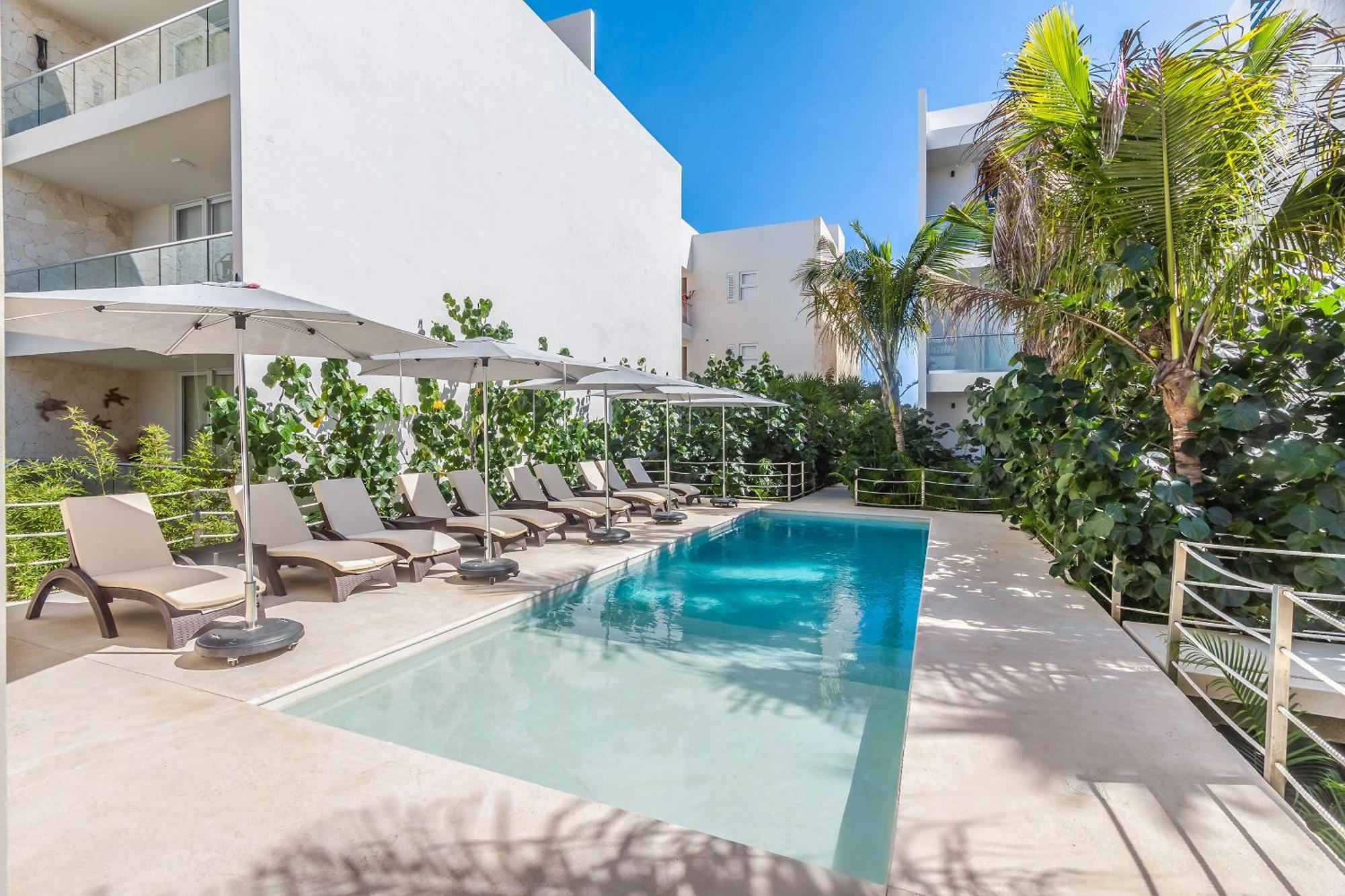 Santamar By Tao With Pool & Walk To Ocean Akumal