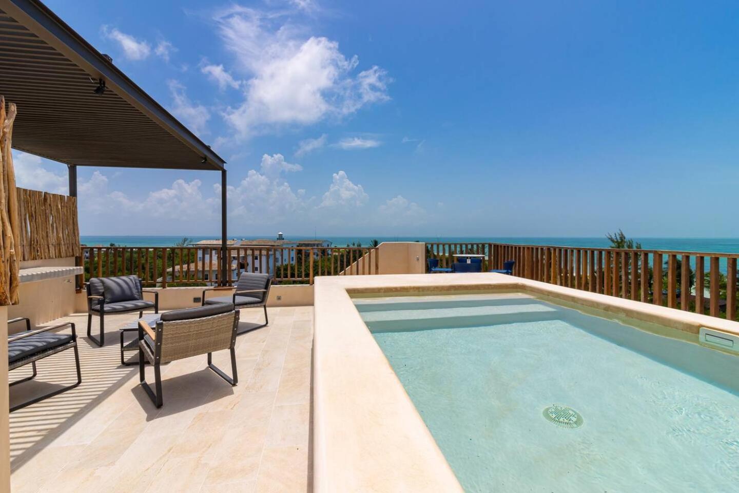 Penthouse Con Alberca Privada Y Hermosas Vistas Al Mar - A301