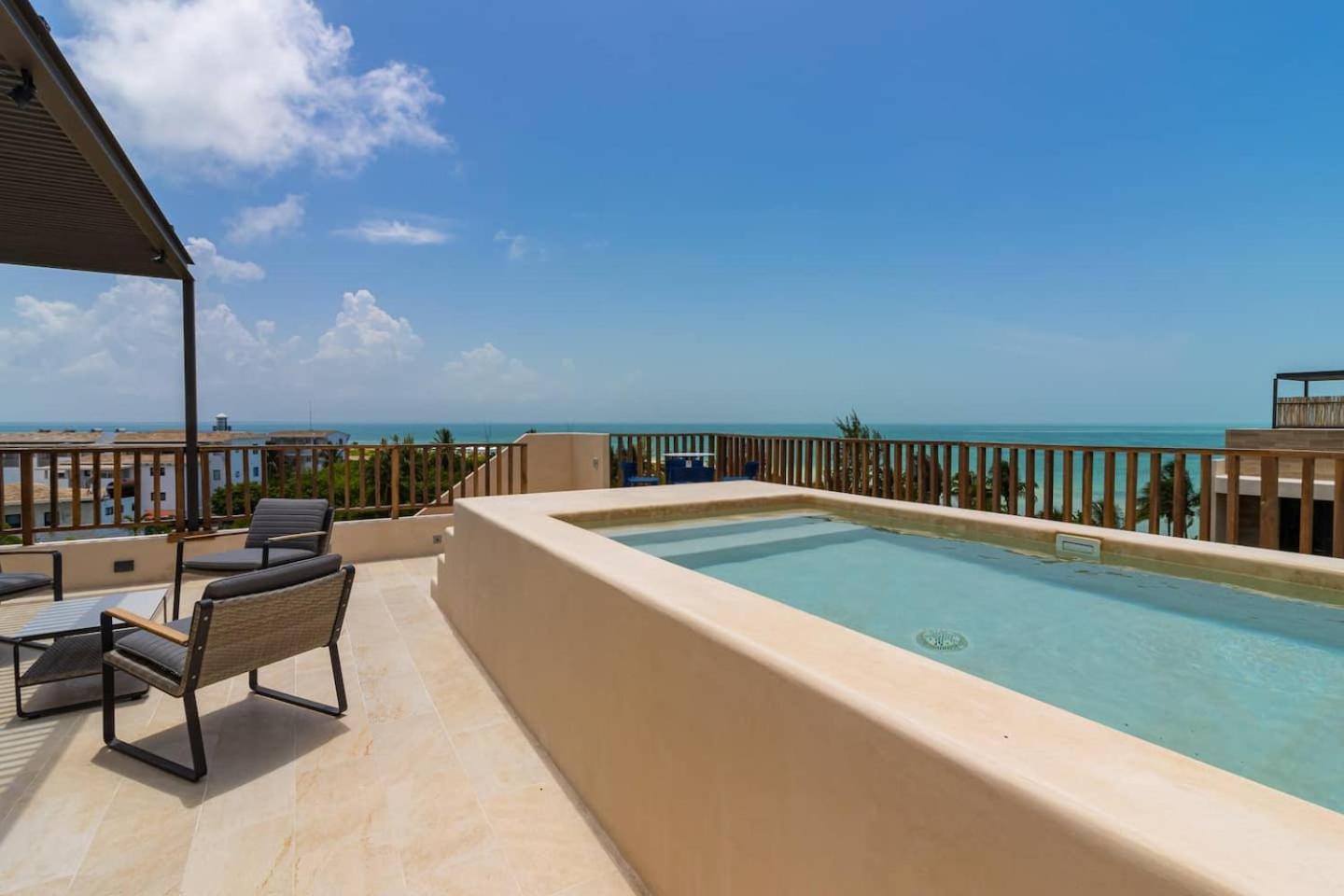 Penthouse Con Alberca Privada Y Hermosas Vistas Al Mar - A301 Apartment *