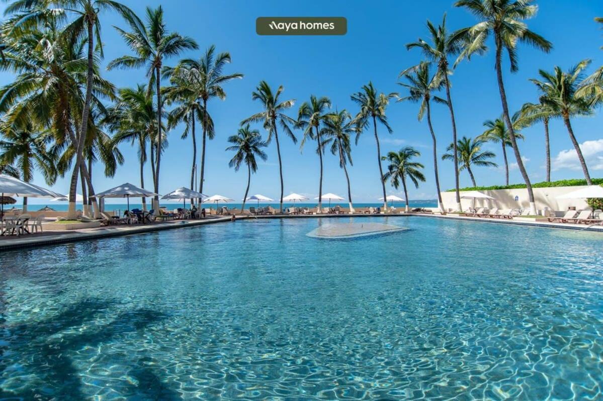 Apartment Beachfront 2br W/ Pool - Blue Flag *