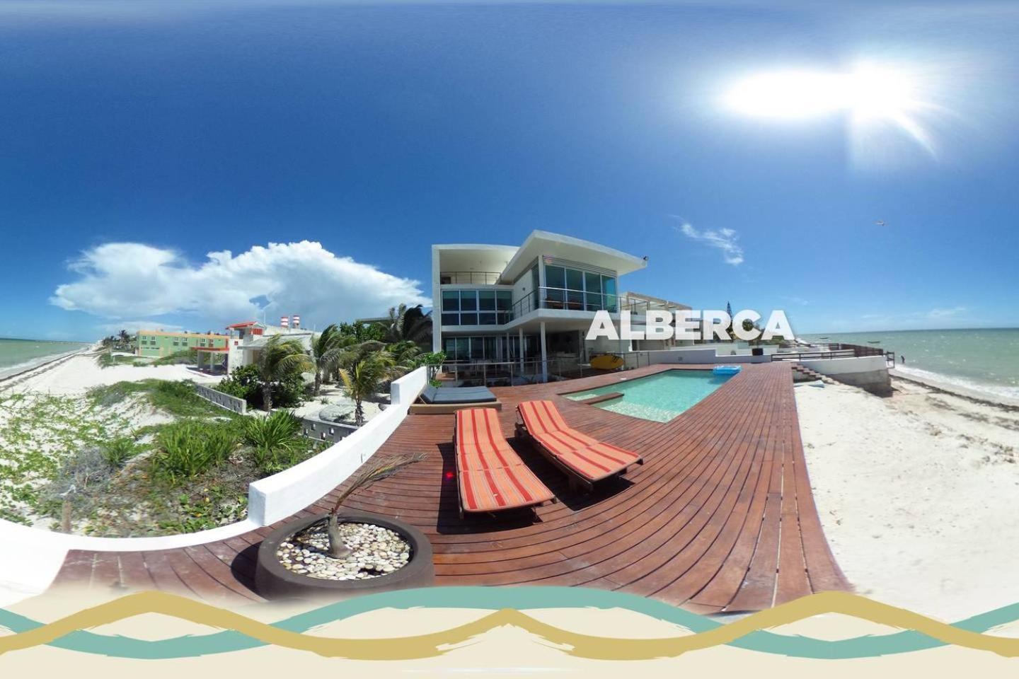 Beachfront Upscale House In Telchac Telchac Puerto