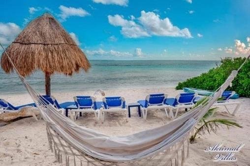 Beachfront Hammock Heaven * Akumal