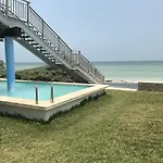 Beachfront Villa Solarium Garden House 1