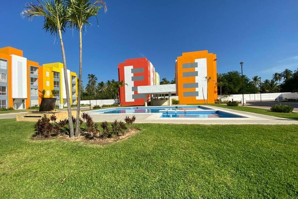 Apartment Departamento Nuevo Con Alberca A 10 Min De La Playa