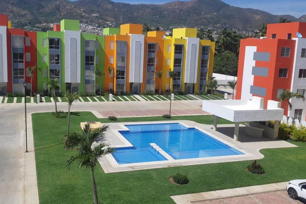 Departamento Nuevo Con Alberca A 10 Min De La Playa *