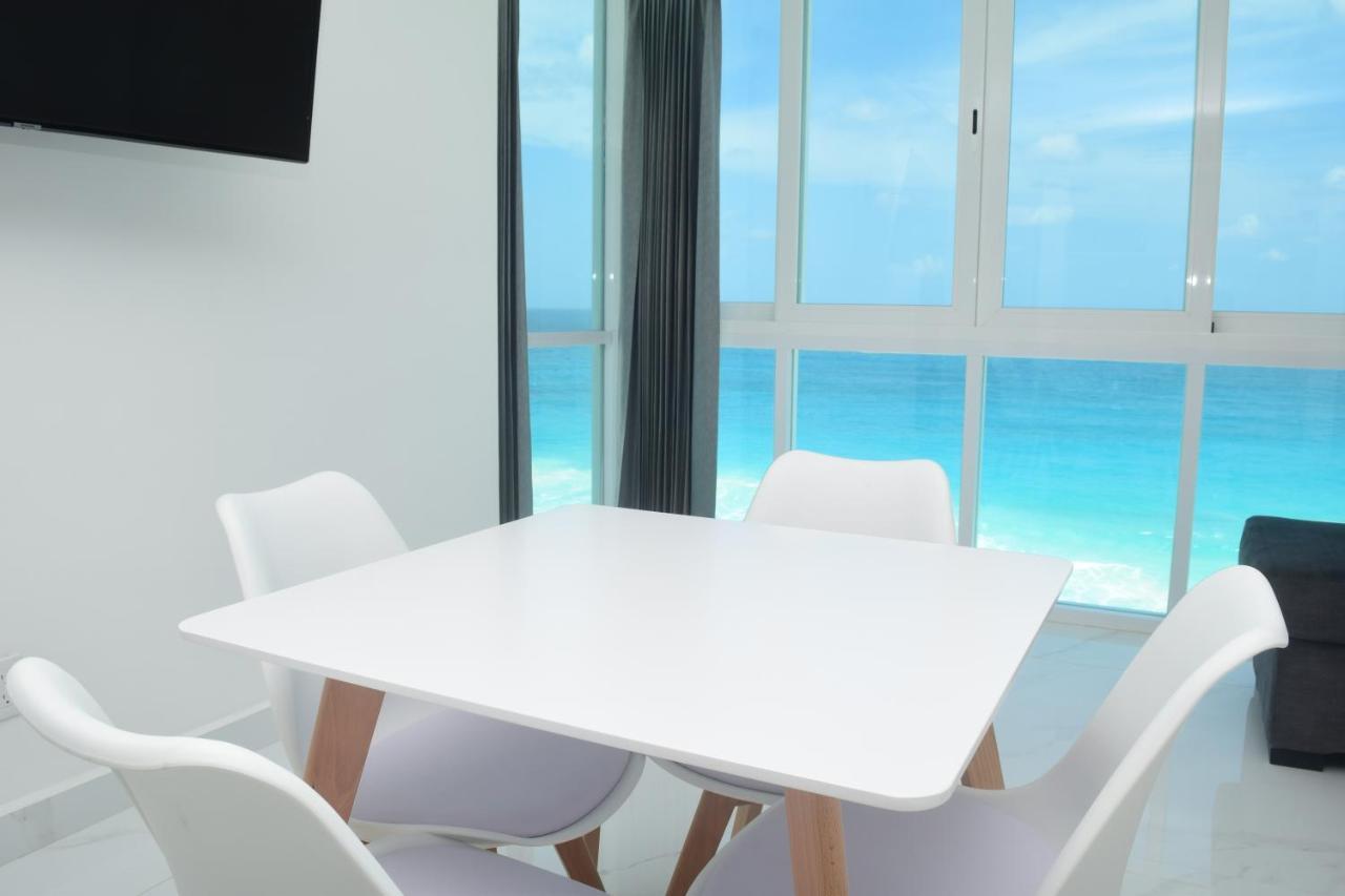 Apartment Nuevo Estudio A Pie De Playa, Vistas Increibles, Alberca, Gym Jacuzi, Seguridad, 3503 Cancun