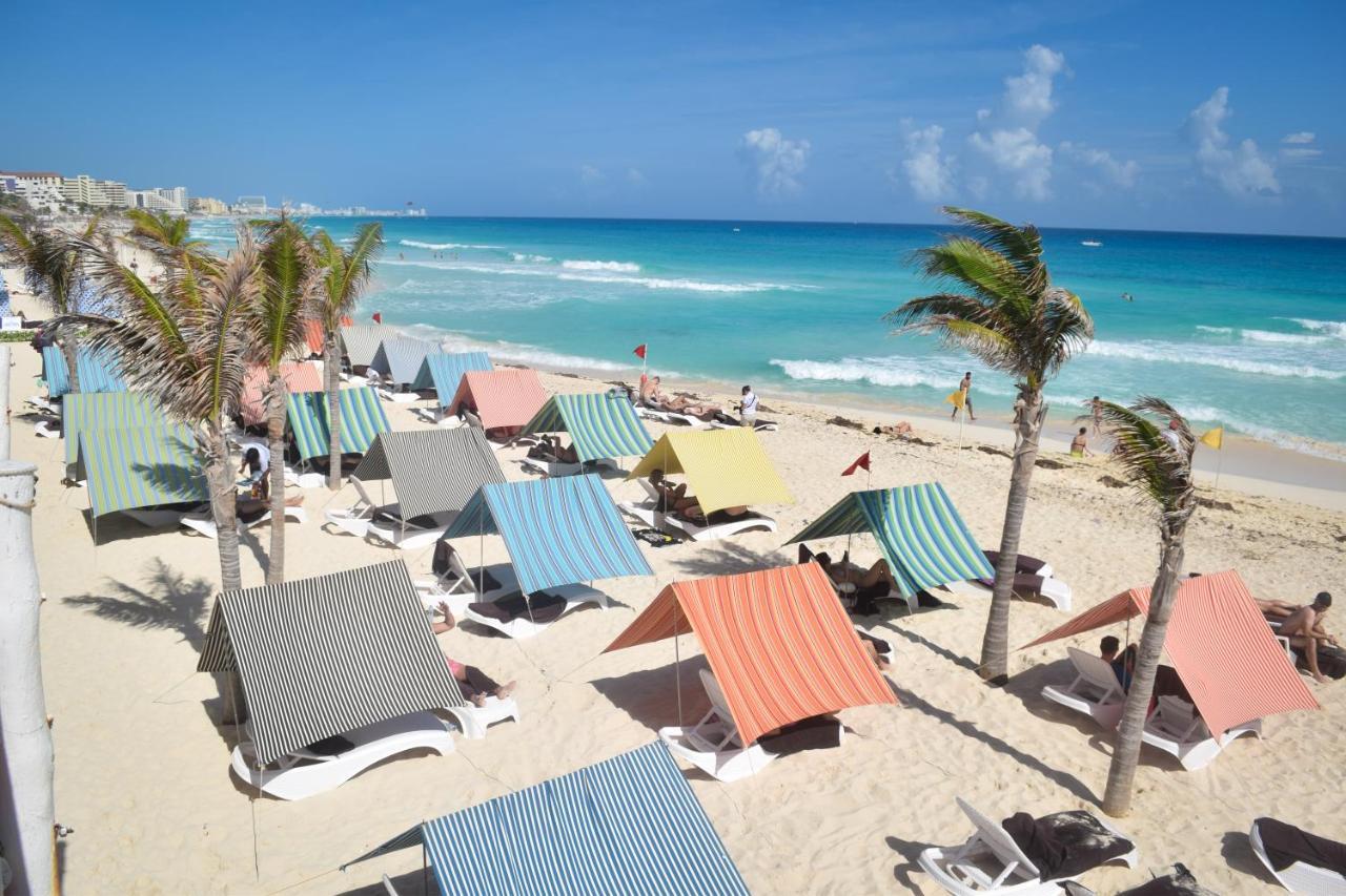 Nuevo Estudio A Pie De Playa, Vistas Increibles, Alberca, Gym Jacuzi, Seguridad, 3503 Cancun