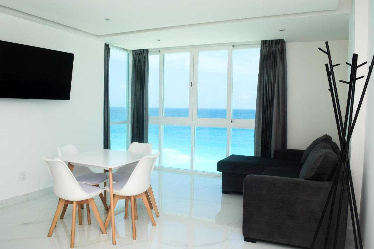 Apartment Nuevo Estudio A Pie De Playa, Vistas Increibles, Alberca, Gym Jacuzi, Seguridad, 3503 Cancun