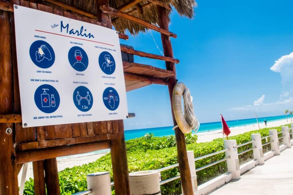 Villa Marlin 108, A Pie De Playa, Albercas, Jacuzi, Ubicacion Inmejorable Cancun