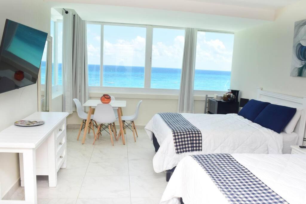 Frente Al Mar, Increible Vista, Nuevo Estudio 1 C Apartment Cancun