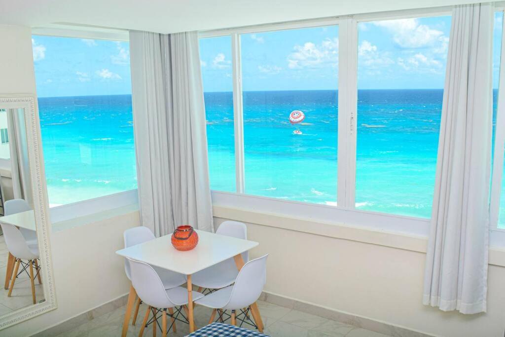Frente Al Mar, Increible Vista, Nuevo Estudio 1 C Apartment Cancun