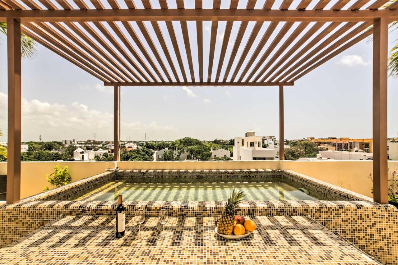 Luxury Penthouse With Rooftop Pool - Walk To Beach! Apartment Playa del Carmen