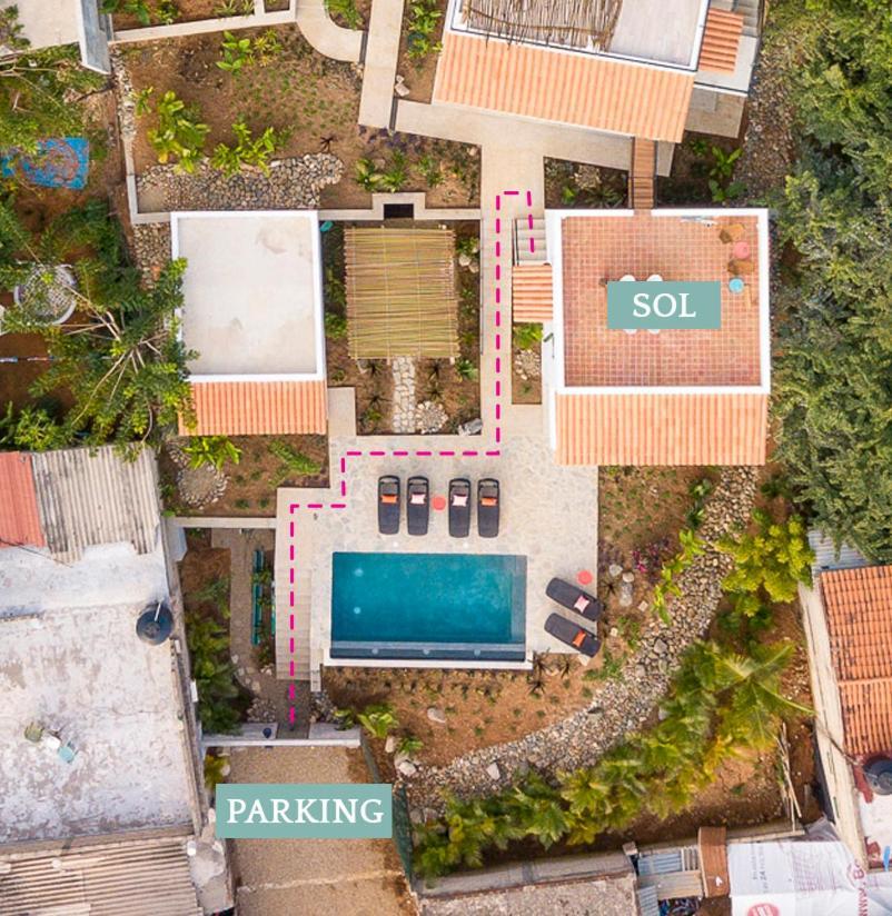 Huge Suite!! King Bed, Air Conditioning, Pool, Fast Wifi - Sol At Casa Calavera *