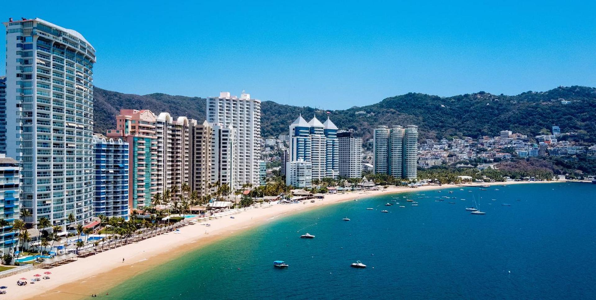 Depa De Lujo Frente A Playa En Bahia De Aca - Sin Danos Por Otis-john Apartment Acapulco