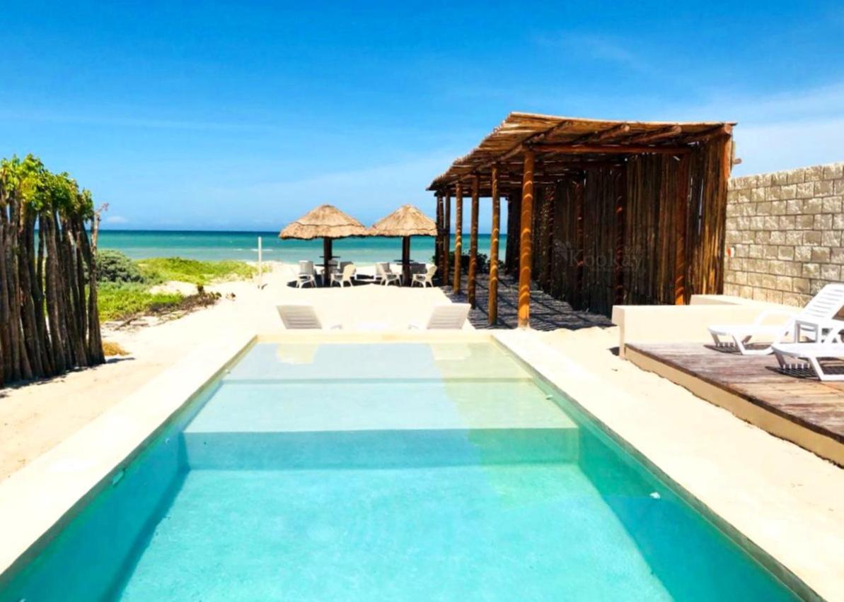 Villa Chic Mexican Style Kookay, Beach Club Pool Telchac Puerto