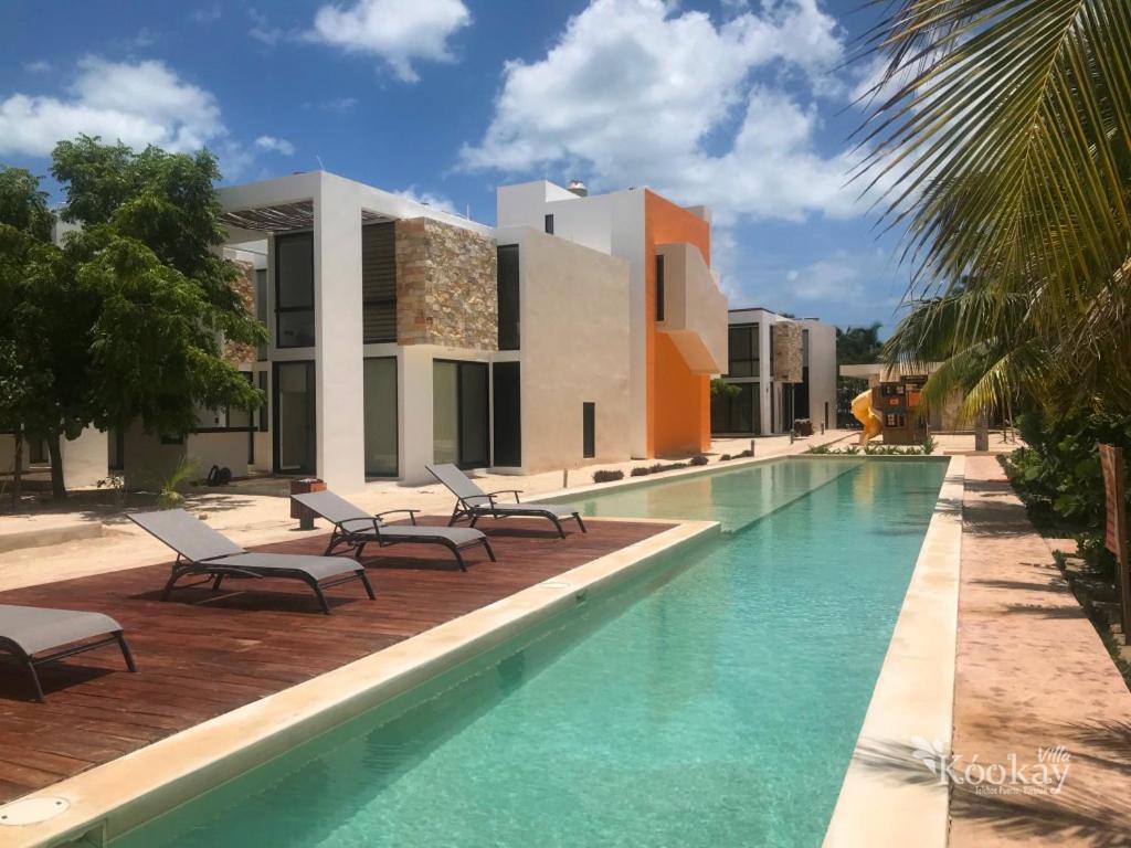 Chic Mexican Style Kookay, Beach Club Pool * Telchac Puerto
