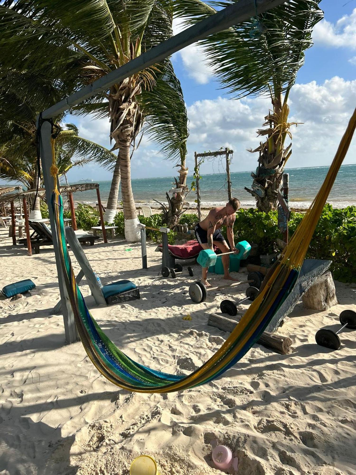 Lodge Lunazul Eco-cabana Frente Al Mar Mahahual