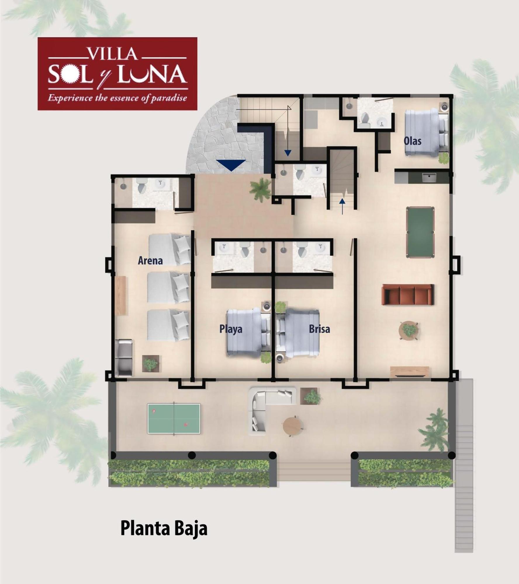 Sol Y Luna Ocean Front With Private Pool Villa Playa del Carmen