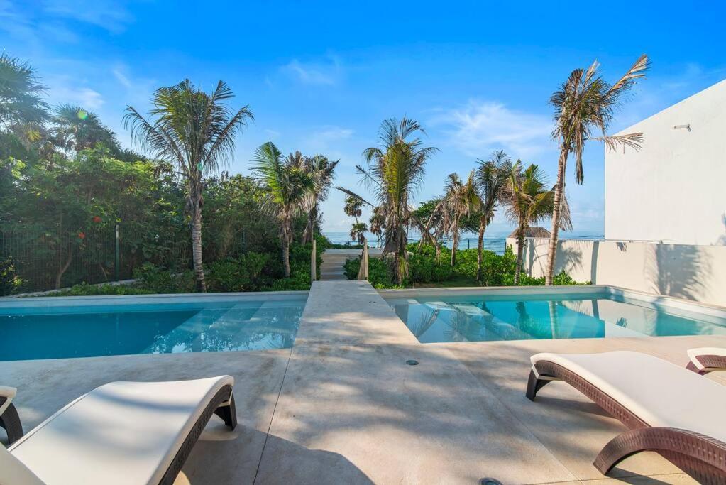 Skies Private Terrace W Jacuzzi W Sea Views Walk To Apartment Akumal