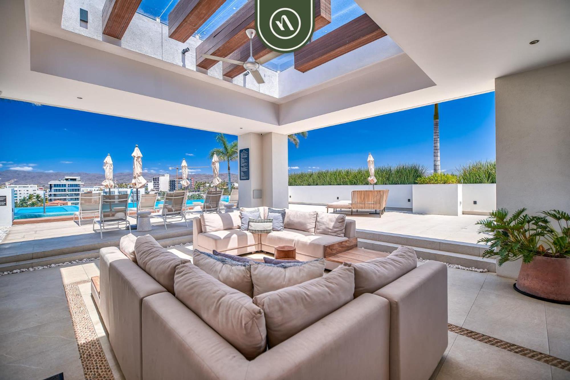 2br With Rooftop Pool - Private Terrace Bucerias