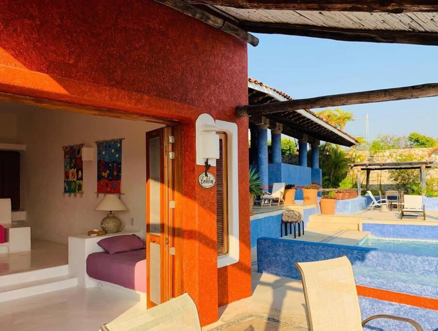 Casa Tehuana, Vista Espectacular Al Mar Y Playa Privada! Villa *