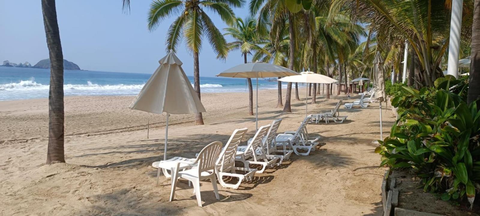 Renewed Beachfront 1br In Monarca Ixtapa * Ixtapa (Guerrero)