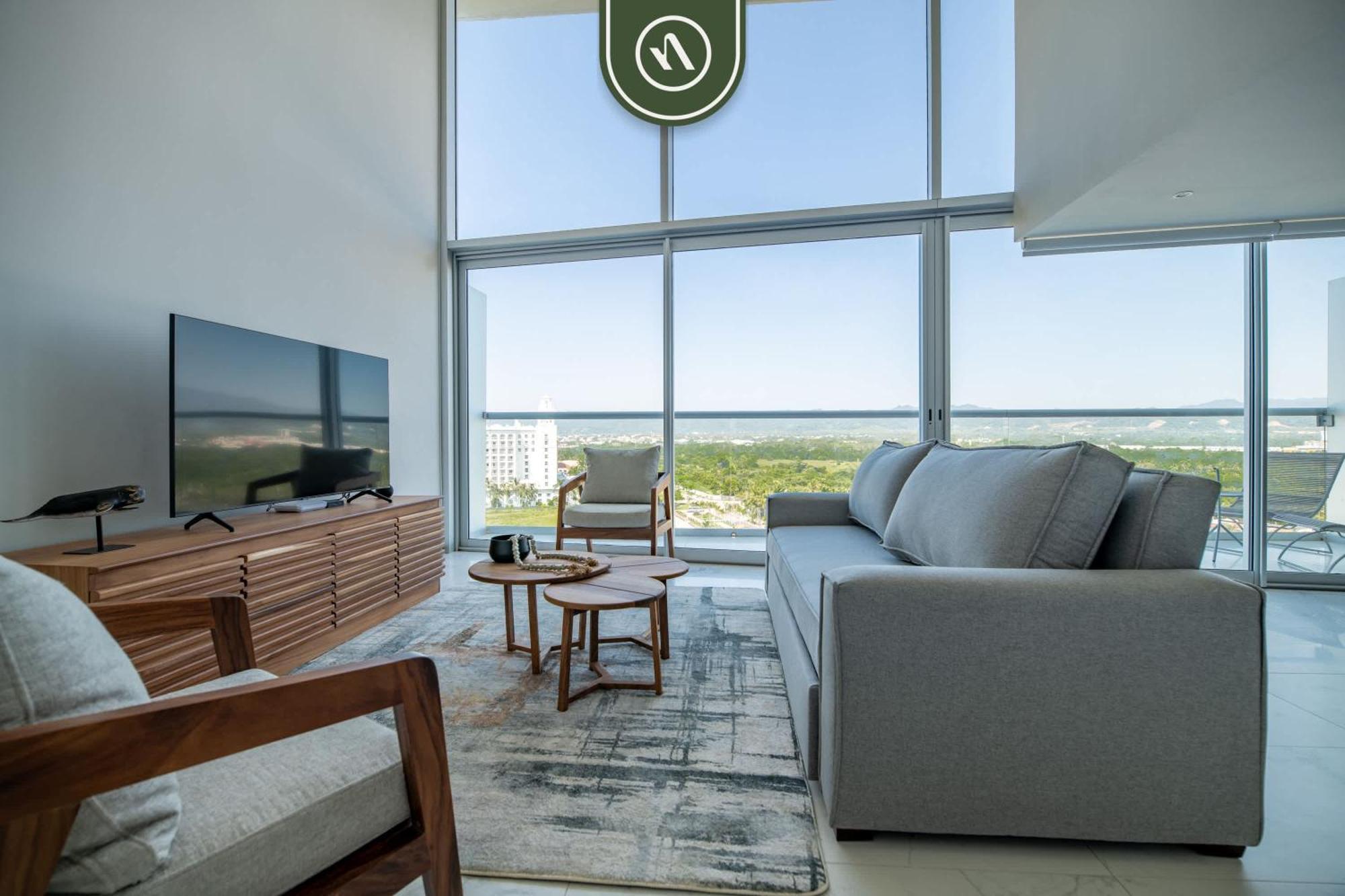 Stunning Oceanview 2br - Private - Gym Nuevo Vallarta