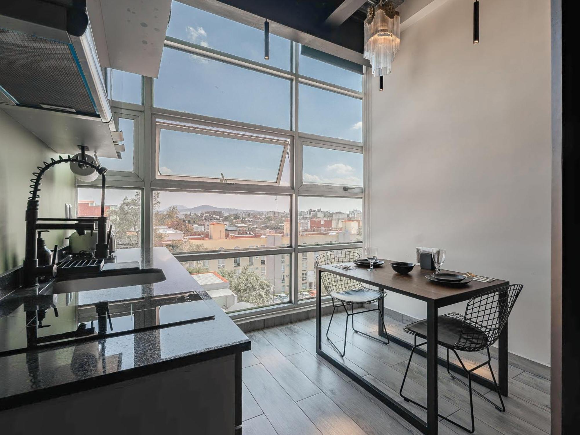 Apartment The Jungle Loft Tropical Comfort In A Centric Location With Kitchen Mexico City