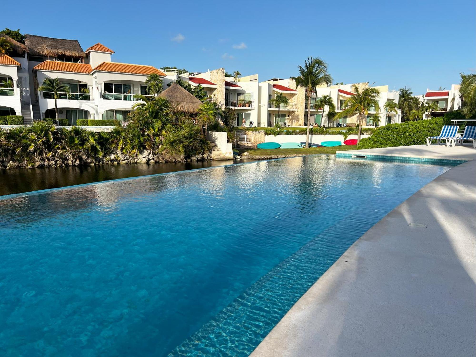 Exclusive, Lagoon Front, 2 Min Beach, Groundfloor, Grill & Paddelboard Puerto Aventuras