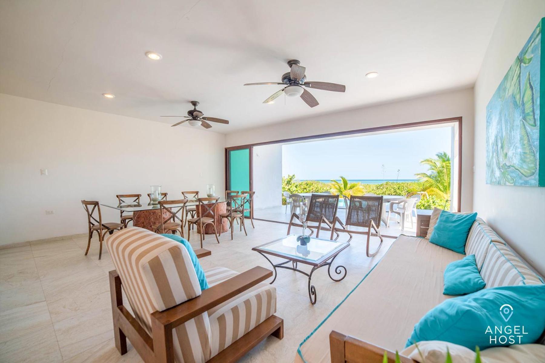 Beachfront With Private Pool Steps To The Sea! Holiday home Chicxulub