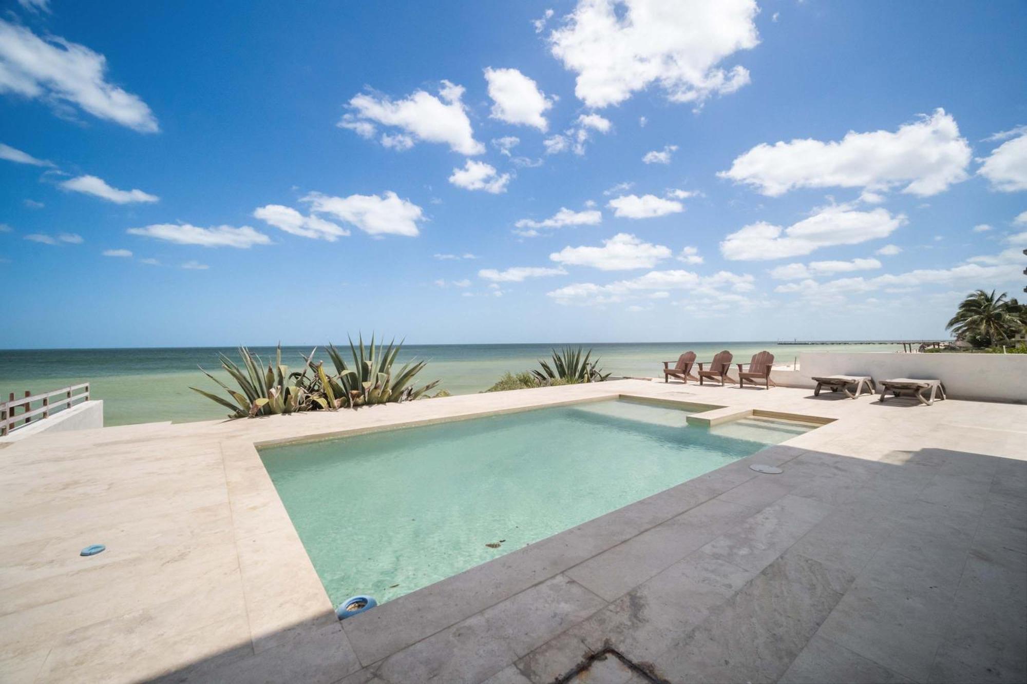 Beachfront Upscale House In Telchac