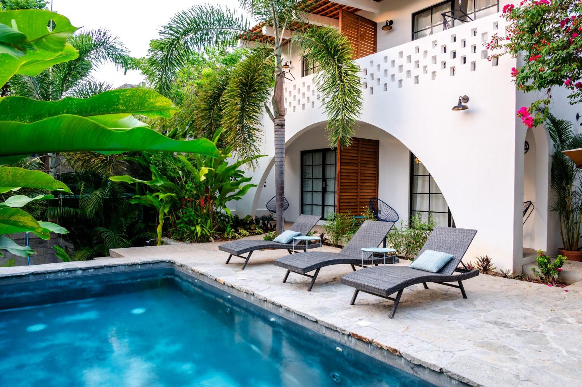 King Bed, Air Conditioning, Pool, Fast Wifi - Luna At Casa Calavera San Francisco (Nayarit)