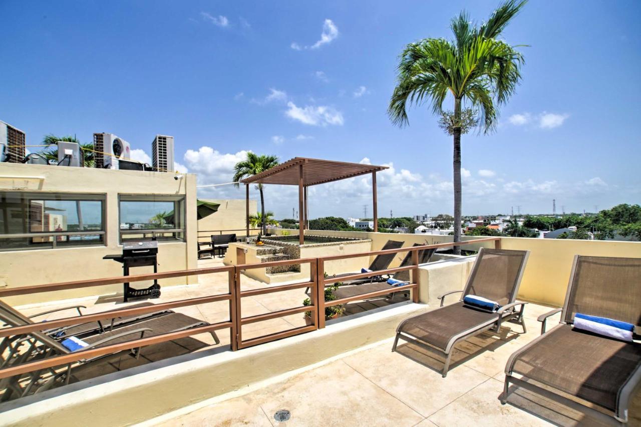 Luxury Penthouse With Rooftop Pool - Walk To Beach! Apartment Playa del Carmen