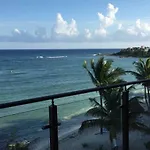 Deluxe New Beachfront Penthouse In Akumal