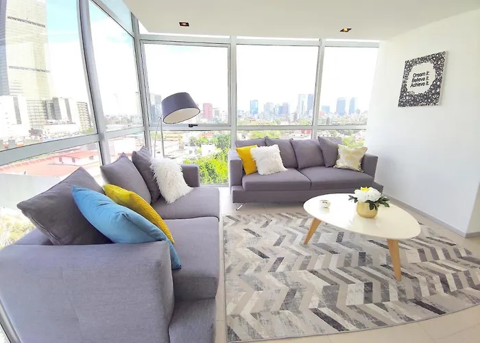 Aurora Maiahome-2Bd Amazing View In Polanco -Pool Gym Spa