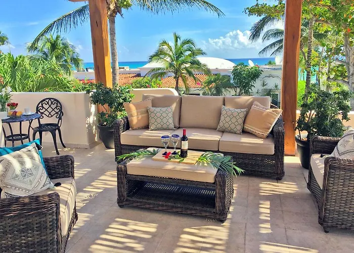 Casa Azul Caribe - Million Dollar View Beachside Villa - Playacar Fase I